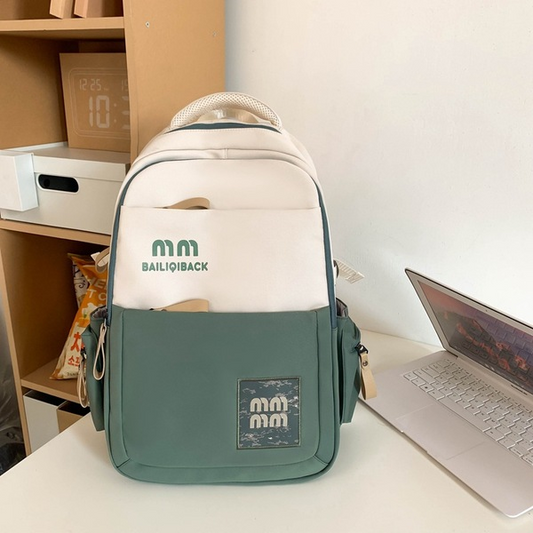Cute Large School Backpack (Green)