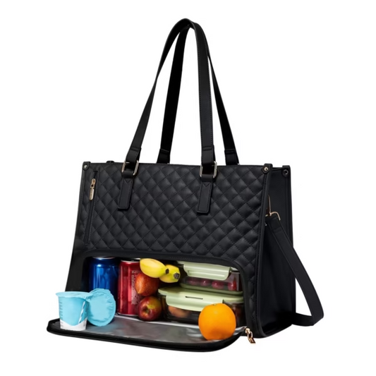 Office - Travel Tote Bag with Lunch Compartment Laptop Bag