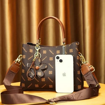 Best selling Trendy crossbody Stylish Fanshinuo leather shoulder & hand bag.