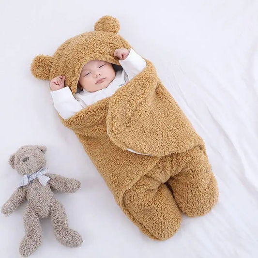 Newborn Soft Baby Blanket (Brown)