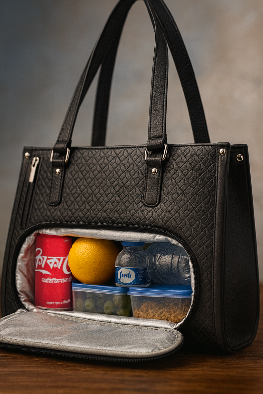 Office - Travel Tote Bag with Purse bag+Lunch Compartment Laptop Bag