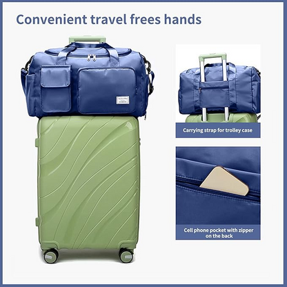 Fashionable Large Capacity Travel Bag (purple)