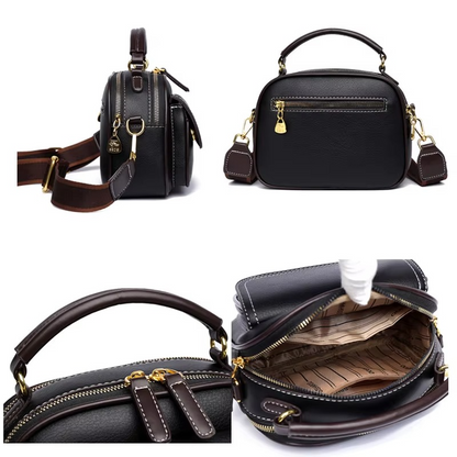 Women Handbag soft small Shoulder bag (Apricot