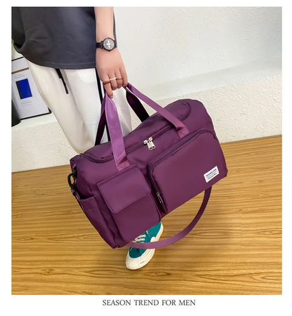 Fashionable Large Capacity Travel Bag (purple)