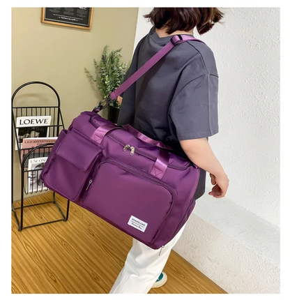 Fashionable Large Capacity Travel Bag (purple)