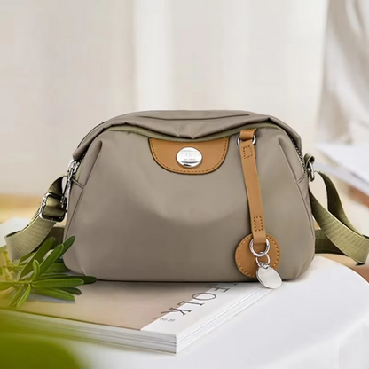 Gelory Casual Travel Waterproof Messenger Bag Trendy(Grey)