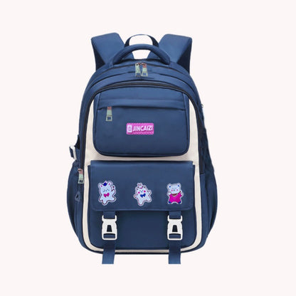 Kids Backpack Children School Bags Waterproof School Book Bag (Blue)
