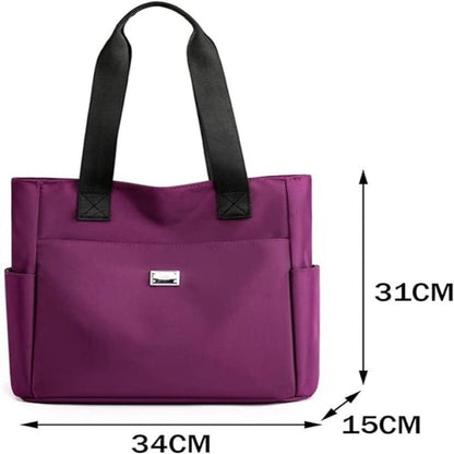 Women Shopping Shoulder Bag (purple)