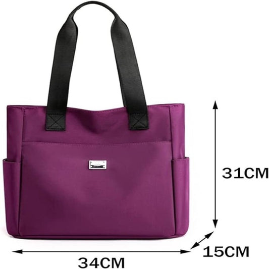 Women Shopping Shoulder Bag (purple)