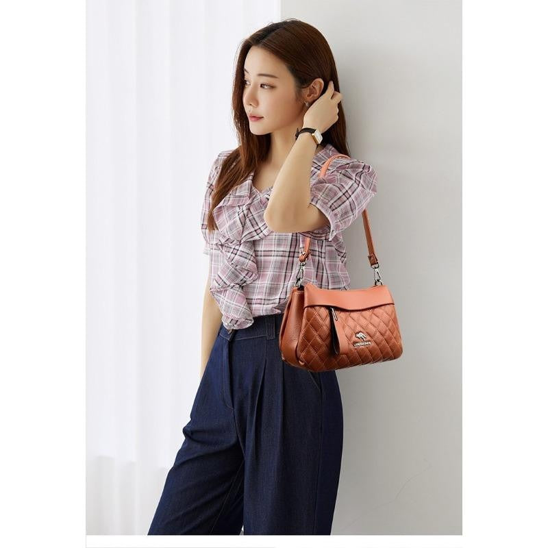 Newstyle Cossbody Vintage Bag (Brown)