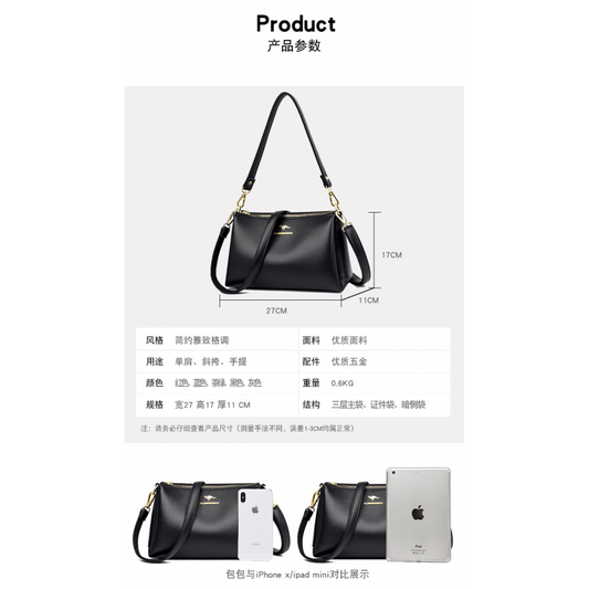 Woman Shoulder and Handbags (Purple)