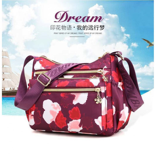Korean crossbody shoulder bag (red)