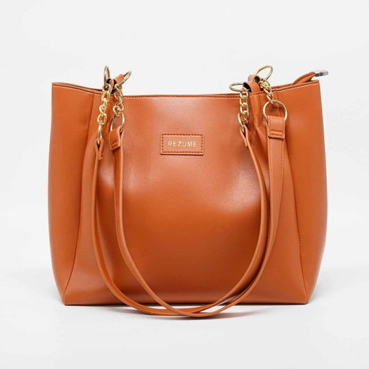 Women PU Leather Handbags (Brown)