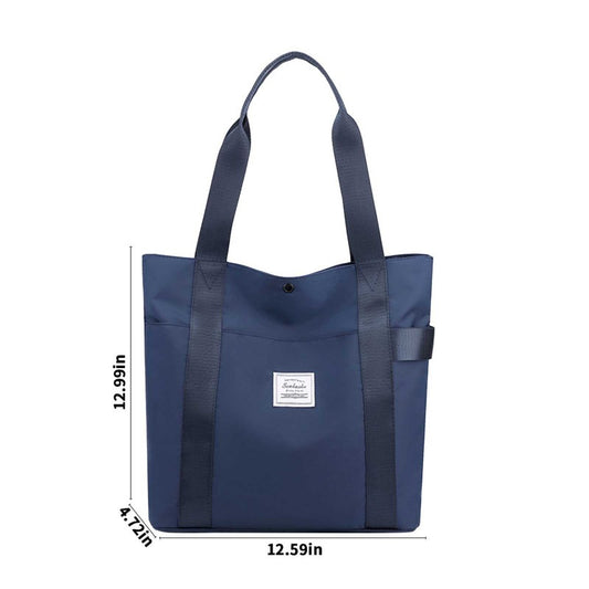 Women Shopping Shoulder Bag (blue)
