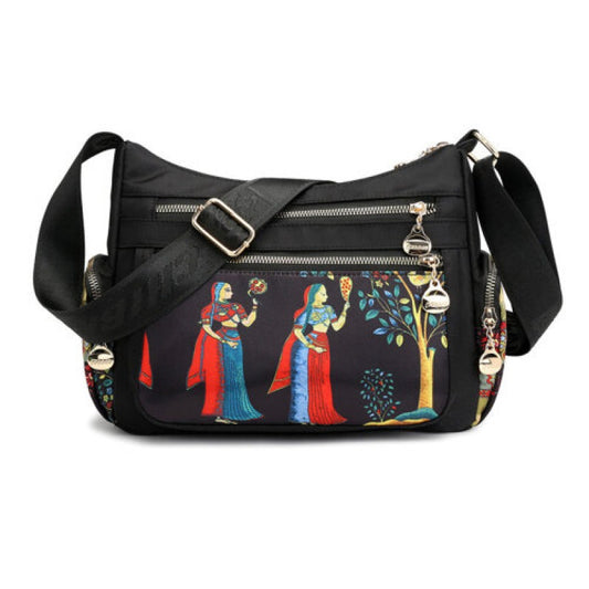 Korean crossbody shoulder bag (Black)
