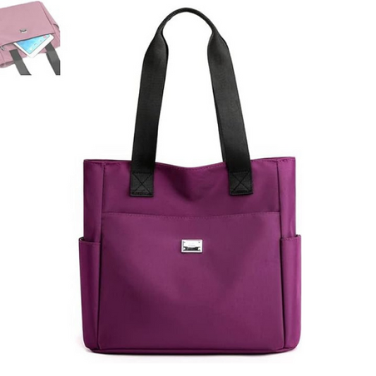 Women Shopping Shoulder Bag (purple)
