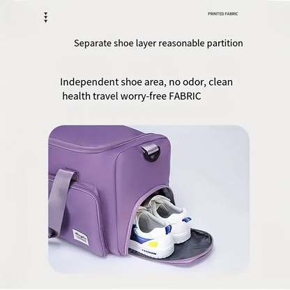 Fashionable Large Capacity Travel Bag (purple)